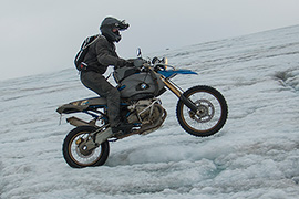 glacier iceland bmw hp2 langjökull